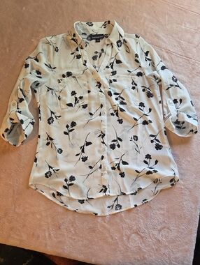 Fortune And Ivy Floral Button-Down Shirt